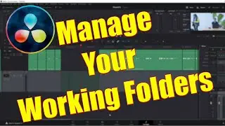 Manage Your Working Folders in DaVinci Resolve