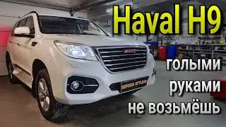 HAVAL H9  замена ксеноновых линз на светодиодные