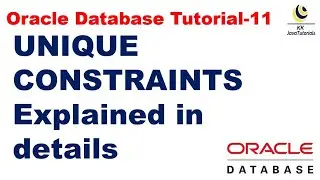 UNIQUE CONSTRAINTS Explained in details || || Oracle Database Tutorial ||Database Interview Question