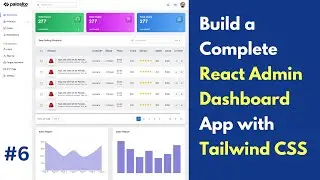 #6 Build a Complete React Admin Dashboard App | React, Vite, Tailwind Css, Material Ui