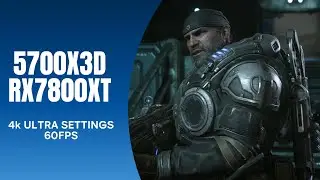 ✨ 5700X3D + RX 7800 XT 4k 60fps 🔥GEARS 5 🔥 ULTRA SETTINGS