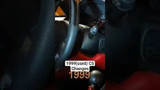 C5 Corvette year to year changes. 1997-2004