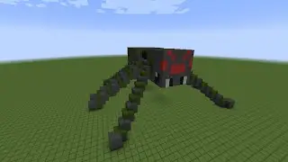 как построить паука(Spider) в minecraft