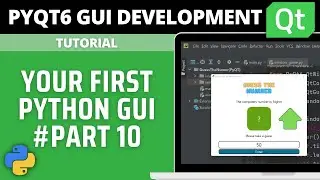 PyQt6 Tutorial - Making Your First GUI #10 - Adding A Button