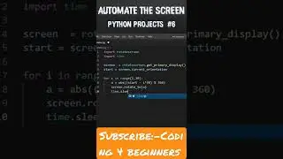 automatic screen rotation using python programming language