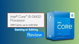 Intel Core I5-13400F for gaming editting review | Intel i5 13400f Gaming CPU review Punjabi Muscle