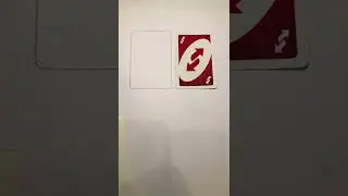 Рисую карту Перемена хода в UNO!!! #shorts #uno
