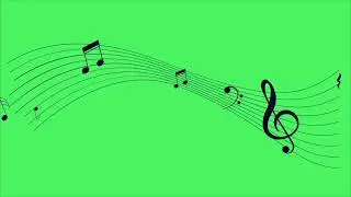 Music green screen effect chromakey effect 