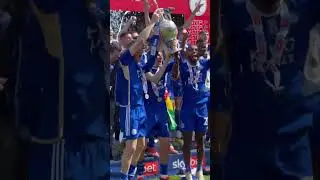 CHAMPIONSSSSS🏆🔥🦊💙 #lcfc #leicester #shorts