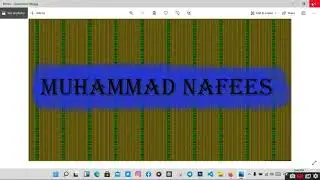 How to Write our name and change background color in Photoshop