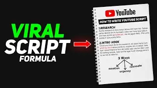 Write YouTube Script Like This & Get 2X Watch Time! 😏