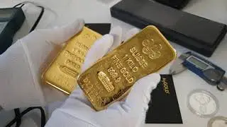 4 x 1kg PAMP Suisse Gold Bullion Cast Bars - Unboxing Video!