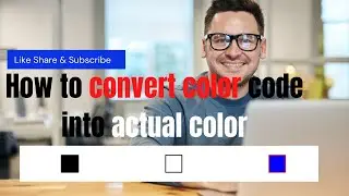 How to convert color code into actual color in Checkboxes