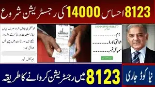 8123 ehsaas new code 14000 registration|Ehsaas program ka naya code kya hai|New code ehsaas program