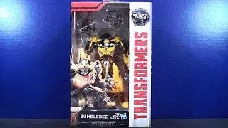 TRANSFORMERS THE LAST KNIGHT PREMIER EDITION DELUXE CLASS BUMBLEBEE VIDEO TOY REVIEW