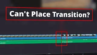 Can't Add Transitions in DaVinci Resolve 19? Watch This