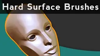 025 ZBrush Hard Surface Basic Brushes