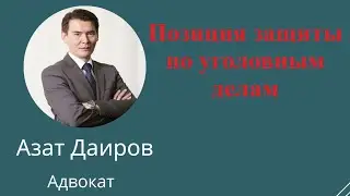 Позиция защиты по уголовному делу
