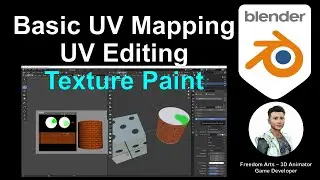 Basic UV Mapping, UV Editing, and Texture Paint - Blender 2.92 Tutorial