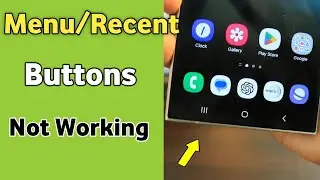 menu/recent button kaam nahi kar raha hai | navigation button not working