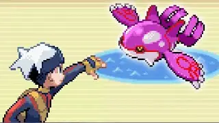 I found a SHINY KYOGRE in Pokemon Sapphire