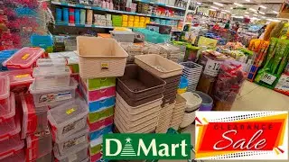 Dmart very cheap kitchen & household organisers starts ₹19 clearance sale upto 70% off on mrp, decor