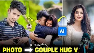 Trending 2 Photo Couple Hug Video Editing | Luma Ai Couple Photo To Hug Video Editing