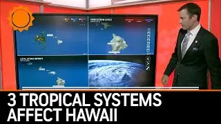 3 Tropical Storms to Affect Hawaii This Week