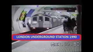 1990 NOSTALGIA TRIP! Londons Underground Stations In 1990! | A Look Back At The Tube In 1990!