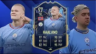 FIFA 23: ERLING HAALAND 97 TOTS PLAYER REVIEW I FIFA 23 ULTIMATE TEAM