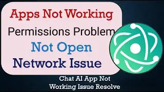 How To Fix Chat AI G App not working | Not Open | Space Issue | Network & Permissions Issue