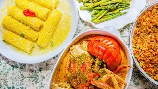 Trinidad Boiled Corn and Impromptu Crab & Lobster Boil