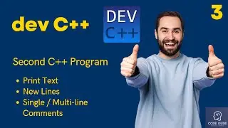 Comments and New Lines in C++ || C++ Tutorials for beginners - 3