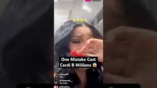 One Mistake Cost Cardi B Millions 😱