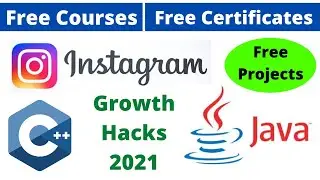 Udemy Free Certificate Courses C++ Instagram par follower kaise badhaye Java Project Online Classes