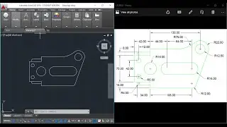 2D AutoCAD practice drawing