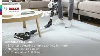 Reach Every Nook and Corner | Bendable Flex Tube | Bosch Unlimited Series 7 Vacuum Cleaners