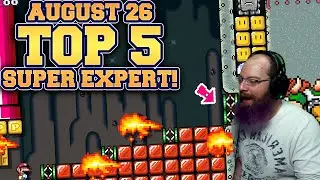 TOP 5 SUPER EXPERT COURSES [AUGUST 26, 2021] Super Mario Maker 2 with Oshikorosu