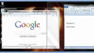 Windows 7 - Split Screen Feature