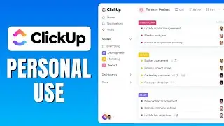 How To Use Clickup For Personal Use - Clickup Personal Use Tutorial