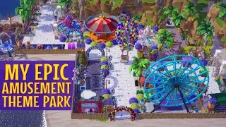 I Built THE MOST EXPENSIVE Amusement Park in DISNEY Dreamlight Valley. This Took 3 WEEKS!