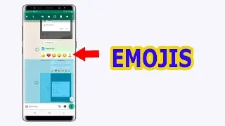 How to react to WhatsApp messages on Android Device with different emojis