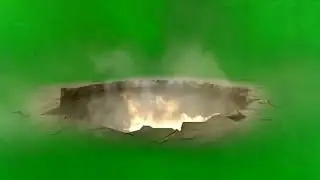 Roof creaking green screen