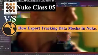 How Export Tracking Data Mocha In Nuke. ( Nuke Class 05 ).