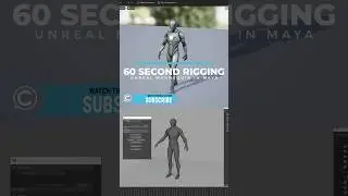 Rig Unreal Mannequin in 60 Seconds with Maya & Advanced Skeleton