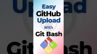 easy github upload using git bash. #git #github #githublearning