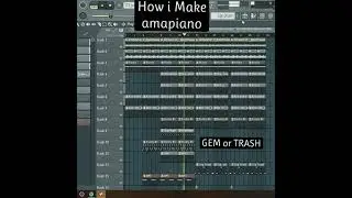 HOW TO MAKE AMAPIANO in Fl studio