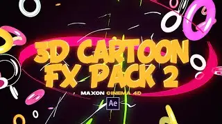 3D Cartoon Fx Pack V.2 After Effects | 100% Free File