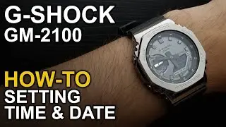 Gshock GM 2100 - Setting time and date