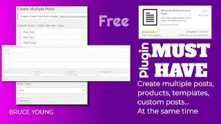 Create multiple posts, custom posts, pages, products, templates simultaneously - WordPress timesaver